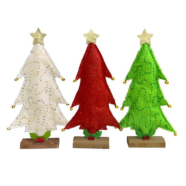 

mini christmas tree with led lights ornaments festival desktable home decor
