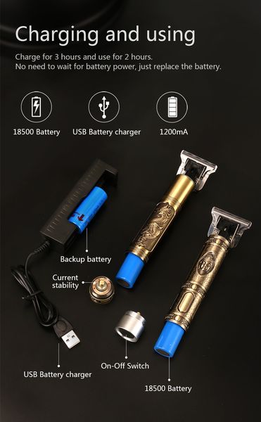 

общие kemei km-1974a напролом машинки для стрижки волос машинки для стрижки волос тяжелое горькое аккумуляторный триммер волос резки newclip