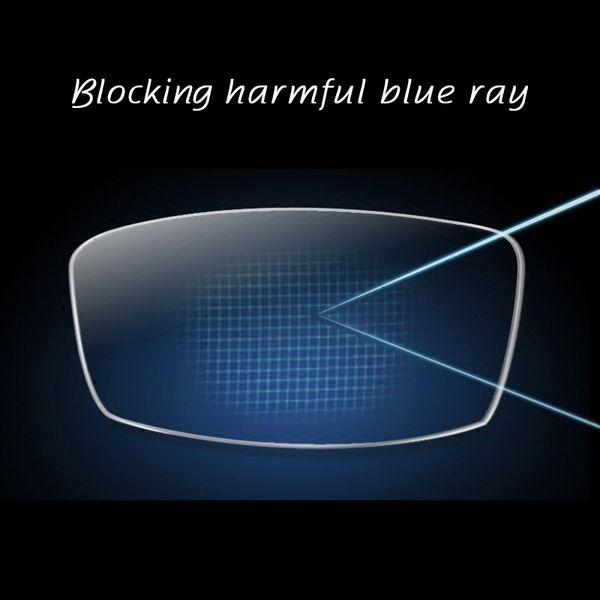

anti-blue ray lens 1.56 single vision myopia presbyopia prescription optical lens for eyes protection reading eyewear, Silver
