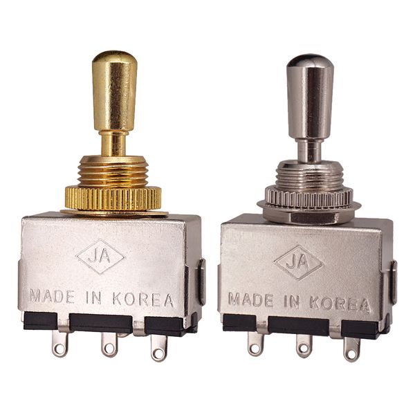 

2x replacement 3-way pickup switch toggle silver for electric guitar parts