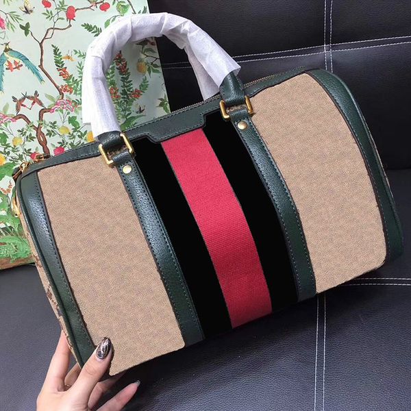 

women tote bag boston bag shoulder bags printing fringe leather and canvas handbags fashion famous women bags purse bags
