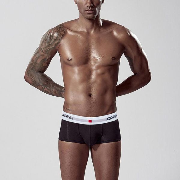 

men's underwear panties letter printing fashion comfortable homewear shorts new arrival calzoncillos con relleno #30, Black;white