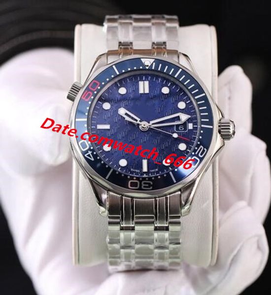 

5 style luxury watch 007 50th anniversary model 85908431 21230412001005 steel bracelet 41mm automatic mens fashion men watches