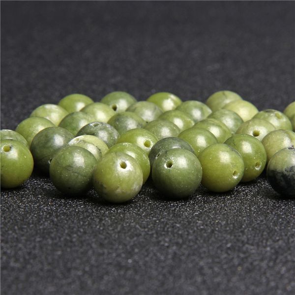 

natural russia jad stone spacer beads diy loose green jades bead for jewelry making bracelet necklace strand 15 inches wholesale