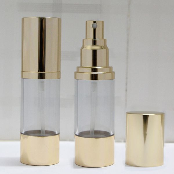 

30мл empty spray духи бутылки mist опрыскиватель gold пластиковые контейнеры для путешествий