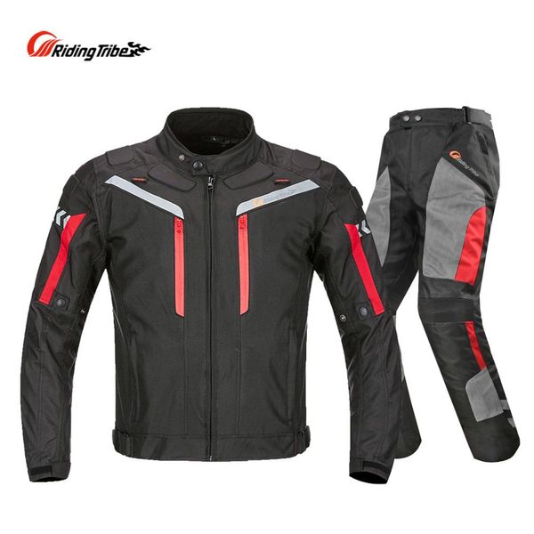 

motorcycle riding jacket pants motorbike racing coat trousers suit full season safety protective clothing body guards jk-40