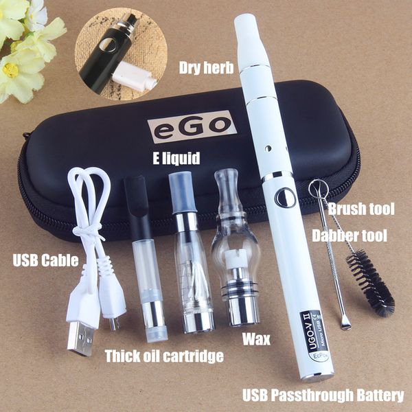 

Аутентичные наборы Multi Vape 4 в 1 EVOD Ручки для испарителей E Сигарета 650 мАч 900 мАч UGO V II 2 EGO аккумулятор с 4 распылителями в одном наборе