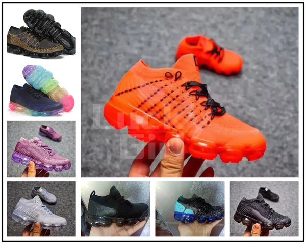 

CLOT x Nike Air Vapor Max Новые Дети Плюс Tn Дети Родитель Ребенок Повседневная Обувь Для Мал