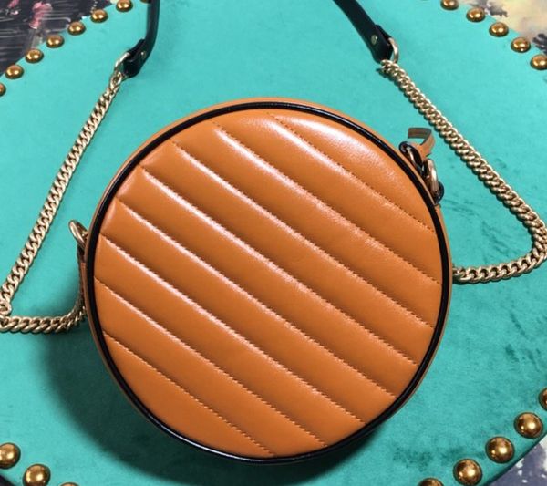 

new hibiscus red mini marmont matelassé leather round shoulder bag 550154 size:18x 18x 5cm