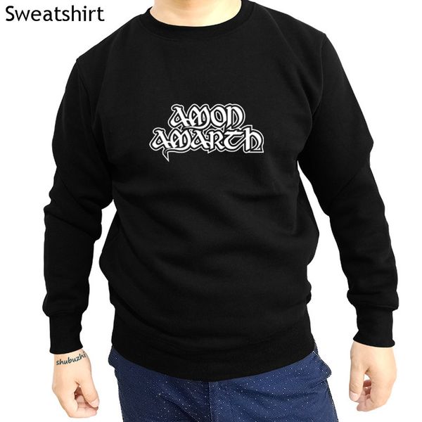 

cool men sweatshirt fashion casual hoodies discount 100 % cotton men sweatshirt amon amarth - blood eagle hoody sbz4114, Black