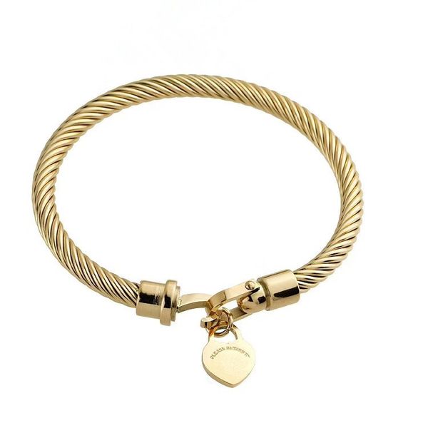 

luxury designer jewelry women bracelets stainless steel wire bracelet love bracelet brand jewelry, Black