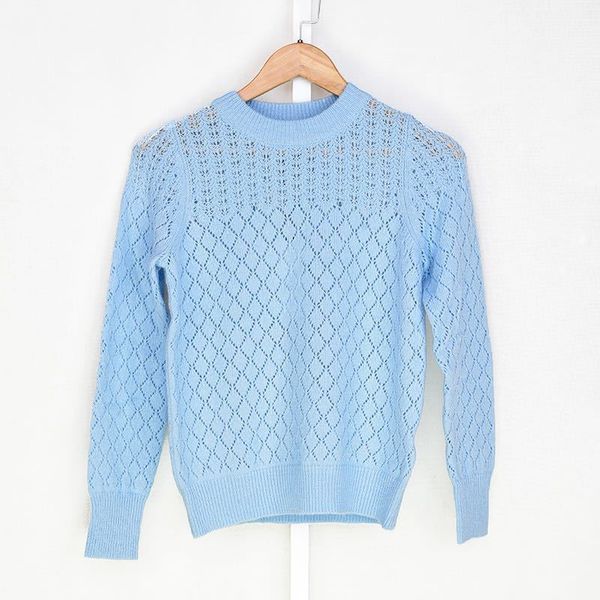 

early spring autumn women knitted sweater ladies hollow lingerie o-neck long-sleeve pullover female bottoming shirt knitwear, White;black
