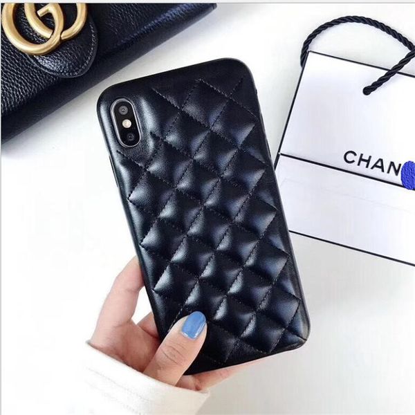 

one piece luxury fashion designer phone case for iphone x xs max xr 8plus 8 7plus 7 6 6s brand pu leather cellphone cover cases anti-shock