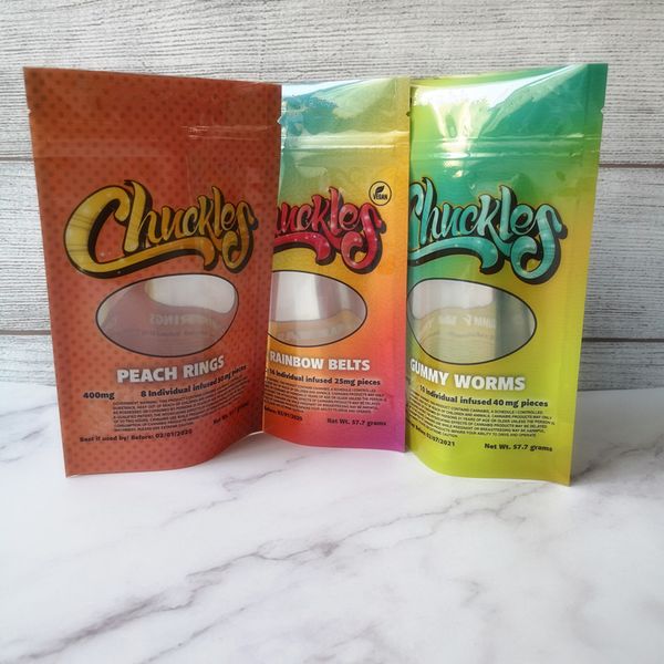 

new chuckles flavor bag herb flower zipper bag dry tobacco retail bag package packaging north america 2019