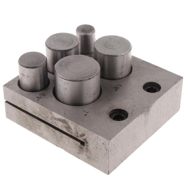 

silver metal jeweler disc cutter punch set circle cutting punching tools diy