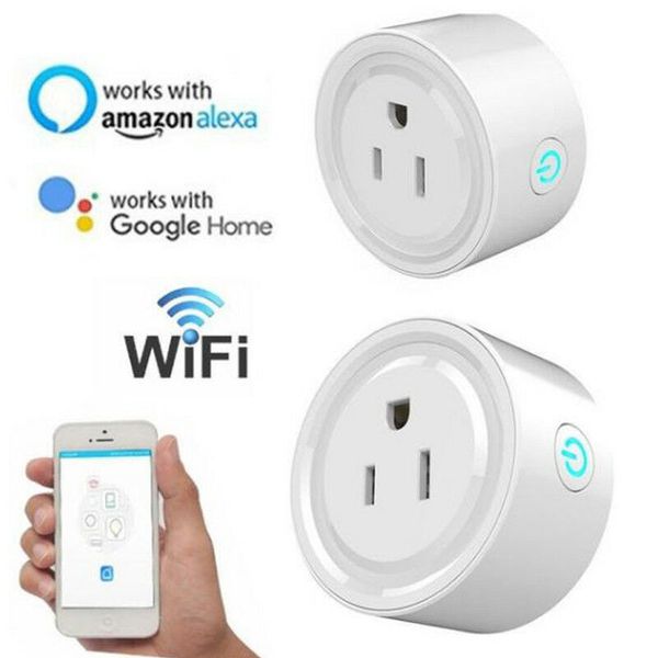 

1 пакет wifi телефон смарт-розетка работает с amazon alexa google home usa plug hot