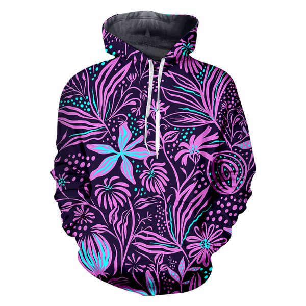 

ujiw 3d all over printed purple pattern flag streetwear hoodie long sleeve pullover custom hoodie drop shipping, Black