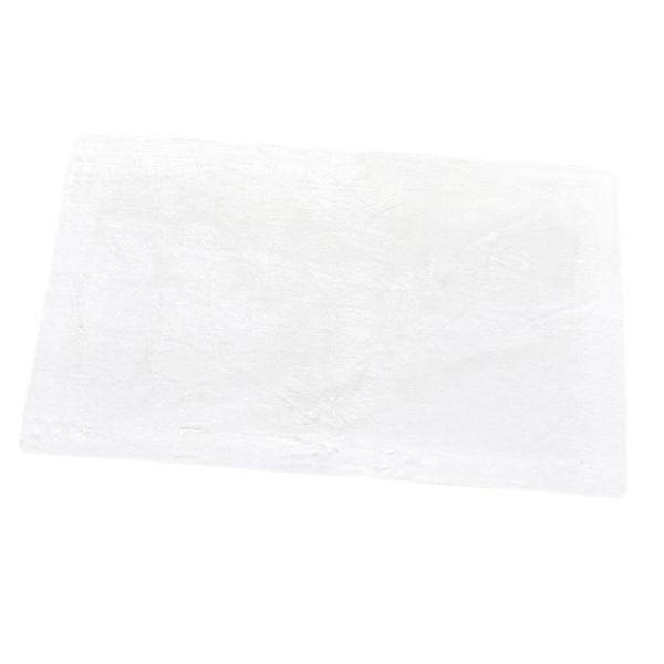 

square shaggy floor carpet soft faux area rug bedside throw mats 60x90cm