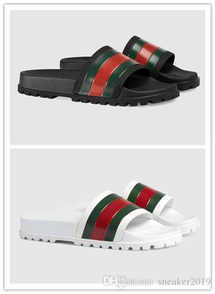 

With box italy brand lipper de igner andal lide luxury brand de igner hoe animal de ign huarache flip flop loafer neaker, Black