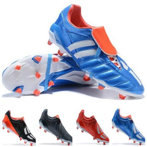 

predator mania fg soccer shoes for sale 2020 beckham soccer shoe football boots youfine soccer cleats fg indoor turf sports training sneaker, White;red