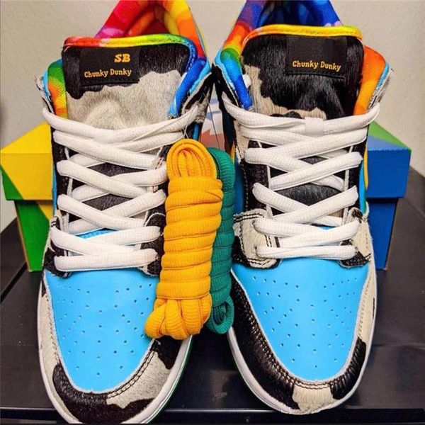 

2020 новый аутентичные бен jerrys х sb dunk low коренастый dunky белая лагуна импульсно-черный-universit кроссовки с оригинальной коробке cu