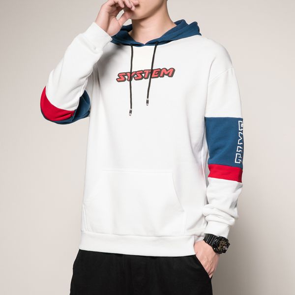 

mantlconx 2020 new hoodies men korean harajuku swearshirts hip hop oversize man hoodies casual white sweatshirts male hoodie top, Black