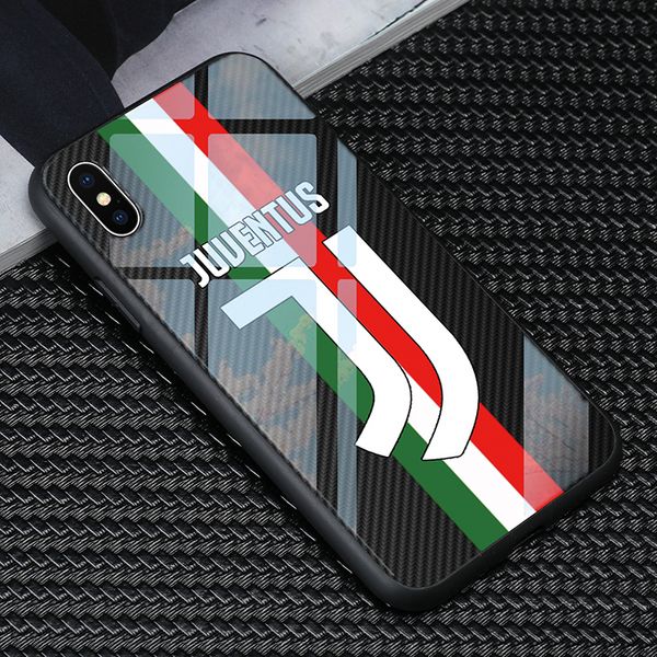 

Бесплатная доставка закаленное стекло логотип Juventus чехол для телефона для Huawei Mate
