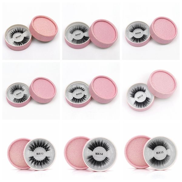 

3D Поддельный норковые Ресницы Ложные норка Ресницы 3D Silk Protein Lashes 100% ручной работы