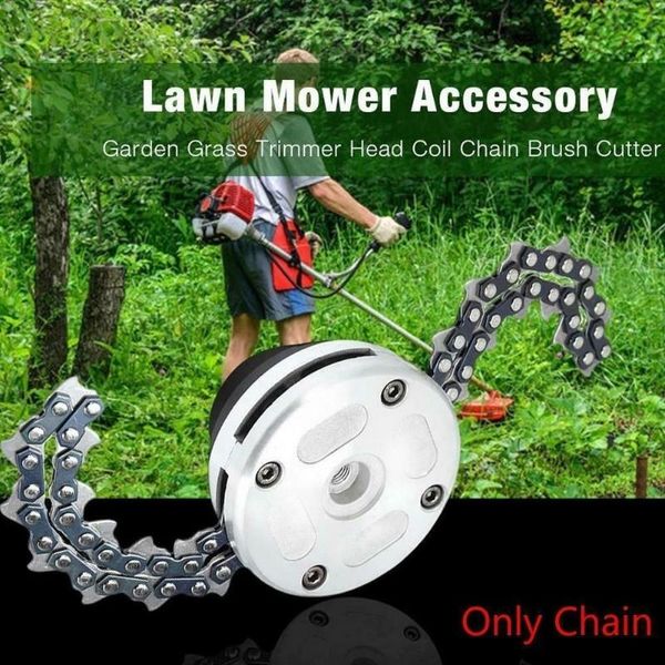 

universal trimmer head chain brushcutter garden grass trimmer with thickening chain for lawn mower garden tools part