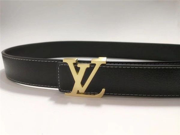 

2019 fashion genuine leather belt luxury designer belts women men new fashion strap male jeans for man cowboy ing, Black;brown