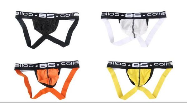 

men's g-strings wholesale new fine mid-rise men's double-sleeved underwear foreign trade fashion emotional thong, Black;brown