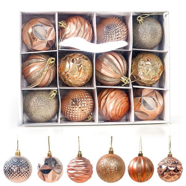 

12pcs/lot 60mm christmas tree decor ball baubles xmas party hanging ball ornament decoration xmas hanging home christmas decoration