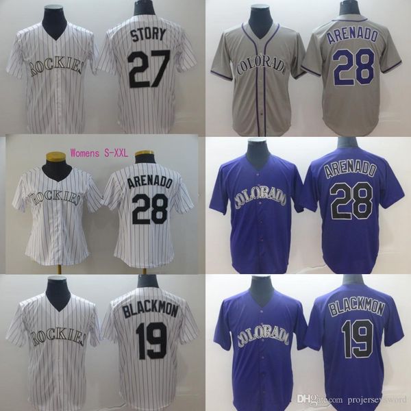 

Mens Lady Colorado 28 Nolan Arenado 19 Charlie Blackmon 27 Trevor Story Cool Base 100% Stitched Rockies Baseball Jerseys Cheap Fast Shipping