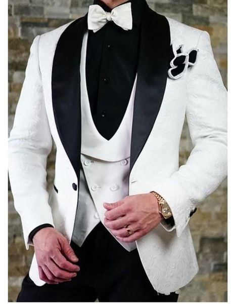 

new one button groomsmen shawl black lapel groom tuxedos 3 piece men suits wedding/prom man blazer ( jacket+pants+vest+tie) 411, Black;gray