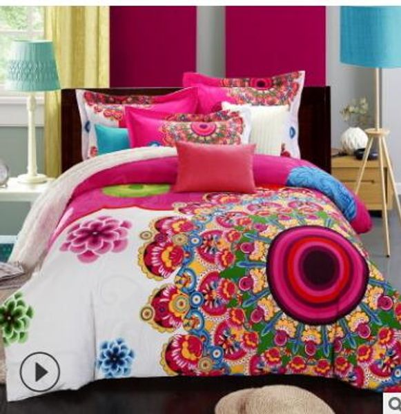 Wholesale 2016 New Arrival New 40s Comforter Bohemian Bedding Set