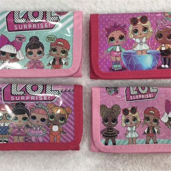 

Lol girl wallet trifold zip kid cartoon coin pur e cute lol doll pur e gift for girl