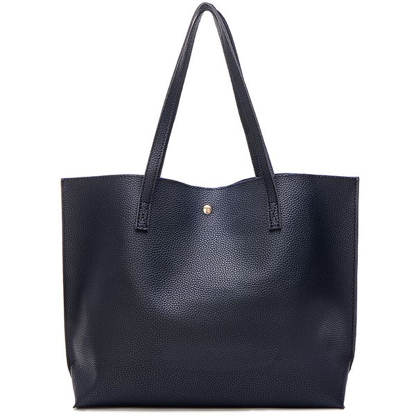 

2020 new ladies handbag korean version of the solid color tassel handbags shoulder handbag pu large capacity crossbody bag