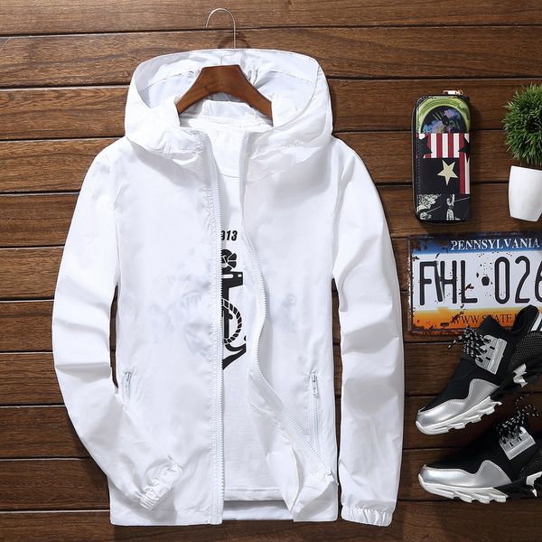

plus size 6xl 7xl new spring summer bomber jacket men women casual solid windbreaker zipper thin hooded coat outwear male jacket, Black;brown