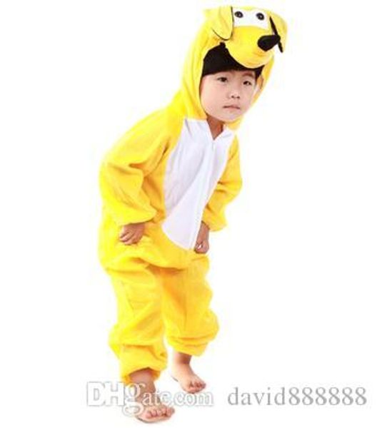 

new style the 2018 children cosplay dog white rabbit pink pig suitable for boys and girls stage costume short style dancing clothe, Black