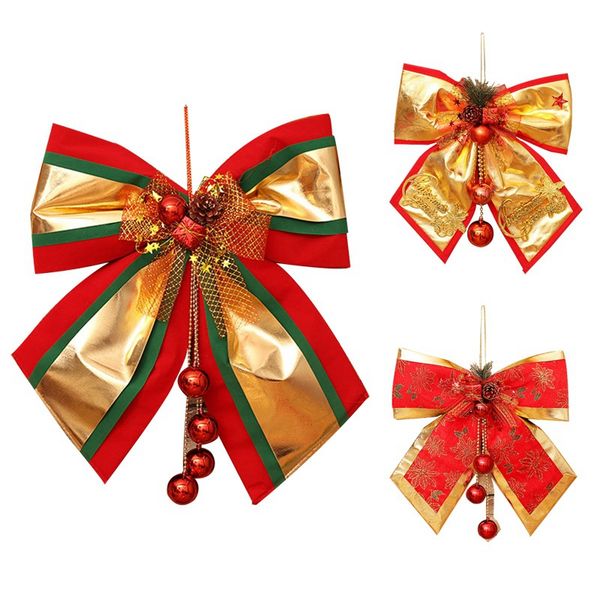 

new christmas party tree decorations bowknot christmas tree bowknot decorations xmas hanging ornament
