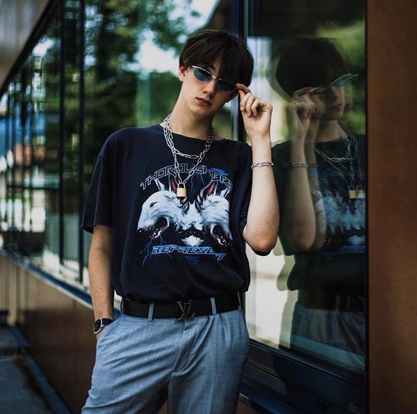 

2020 luxury europe america protect the sharks cerberus tshirt fashion men women street fashion t shirt cotton tee, White;black