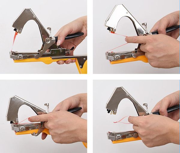 

garden plants vines tying tapener plant-tying machine fruit vegetable strapping stem branches hand-tying device pruning tools