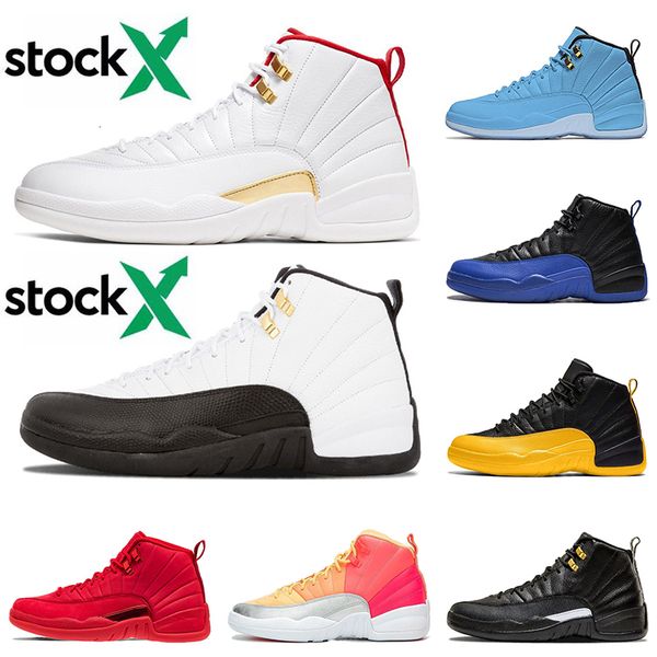 

2020 new arrival basketball shoes fiba taxi unc 12s game royal black university gold the master fashion men jumpman sports trainers sneakers
