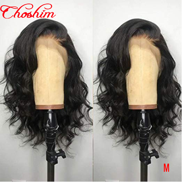 

malaysia remy hair 13x6 short bob lace front wigs glueless body wave human hair wig with baby for black women 150 density, Black;brown