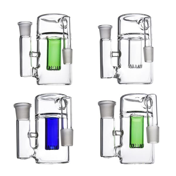 Acchiappacenere per pipa ad acqua con ashcatcher a tre colori per fumare 14,4 mm 18,8 mm accessori per bong piattaforme petrolifere