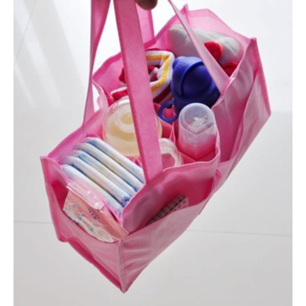 

2 colors portable diapers inserts bag organizer bag indoor storage diapers bottle storage mom bag