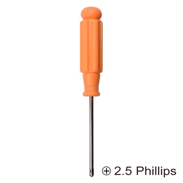 Cacciavite a punta piatta Phillips mini cacciavite da 2,5 mm per strumenti di riparazione fai da te 4000 pezzi / lotto