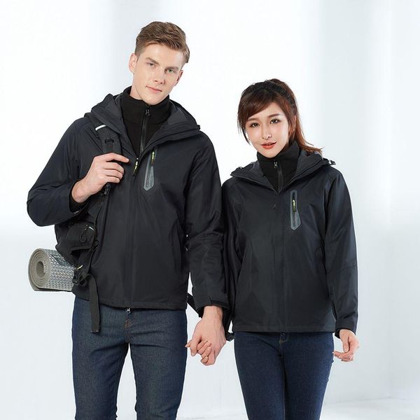 

outdoor shell jacket winter brand hiking softshell jacket men windproof waterproof thermal for hiking camping mens outdoor jackets hoodies, Blue;black