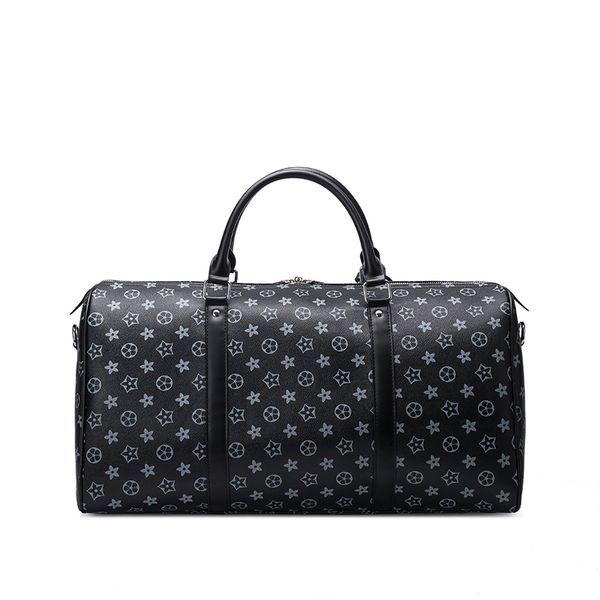 

man travelling luggage traveling duffel bag super capacity business men travel bags tourism black lattice handbag poker pattern