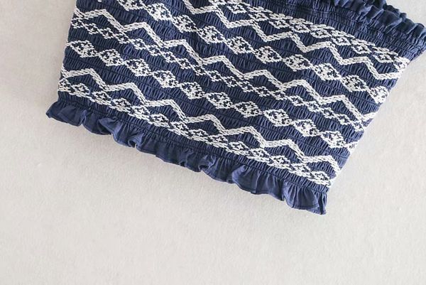 

cc32-9207 euro-american fashion embroidery bra-wrapped jacket, White